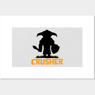 Crusher Posters and Art